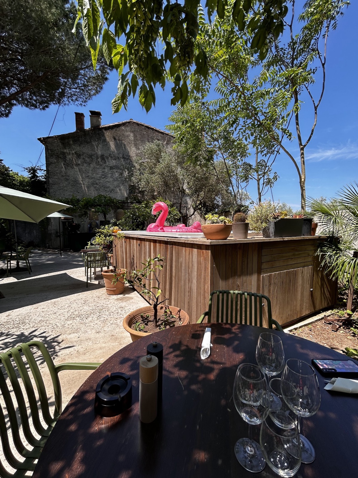 La terrasse de la Maison MH
