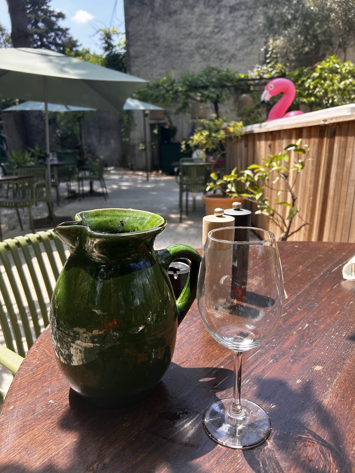 La terrasse de la Maison MH